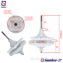 Gearbox mesin cuci 12 lubang fix 11 gigi poros panjang